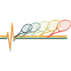 Tennis Heartbeat Retro