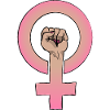 Girl power fist
