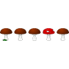 Mushroom fly agaric series