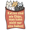 Cats are like chips