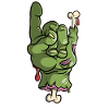 Fourchette Zombie Pommes Heavy Metal