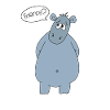 Amis Hippo Hippo Hippopotame Cadeau