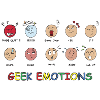 GEEK EMOTIONS - BLACK Text