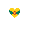 Grenade Drapeau Créole Antilles Cadeau