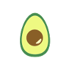 Avokado motif