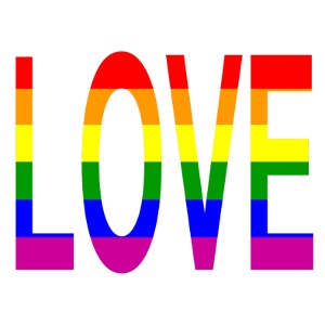LOVE - GAY - RAINBOW