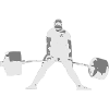 Deadlift II - white