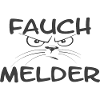 "Fauch detector" cat gray