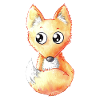 Cute cartoon fox