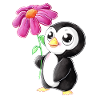 Cute cartoon penguin