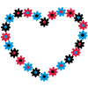 Heart of flowers