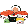 Happy Sushi Family