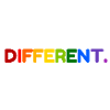 Different LGBT Rainbow Gay Pride