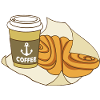 French rolls & coffee