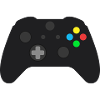 Dark Gamepad Neon Buttons