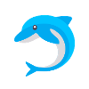 blue dolphin