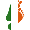 Ireland Flag Footprint