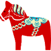 Cheval de la vallée rouge