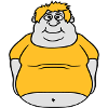 circle ball man fat thick clipart cartoon cartoon lu