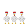 Camicia - le galline non se la sentono. Buck Bock Bock