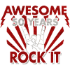 50 årsdag 50 år HEAVY METAL gave