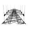 Electricity pylon grayscale