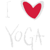 i love yoga heart