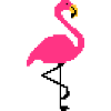 Flamingo PIxel Art