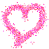 Heart pink