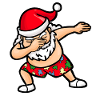 Babbo Natale Vacanze estive Sun Beach Mare