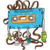 Cassette 80s childhood