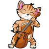 Violin Cat - Funny Violin Musician