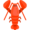 cool, big, red lobster