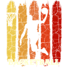 Basketball Player Retro Silhouette