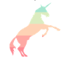 Regenbogen Einhorn