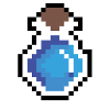 Potion blue pixel art