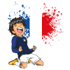 Football France gift jersey France