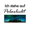 Polarlicht Geschenk Idee schwarz