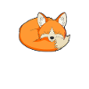 Sleeping fox