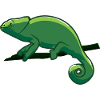 Green chameleon