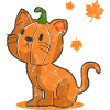 Kuerbi's cat Halloween
