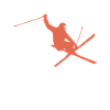 Ski jumper retro ski
