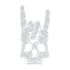 Heavy Metal Rock Hand