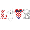 Love Croatia White