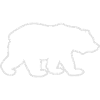 Bear silhouette