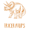 Dinosaur Triceratops Cretaceous Gift