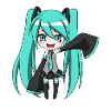 Happy Chibi Miku