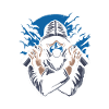 Graffiti Sprayer mit Gasmaske (0025)