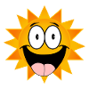 smiling sun