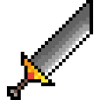 Épée géante pixel art